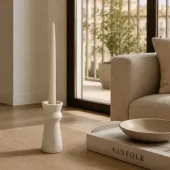 LAR DANIELSEN - Candelabro de cerámica 15 cm - Osaka