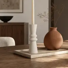 LAR DANIELSEN - Candelabro de cerámica 21.5 cm - Osaka
