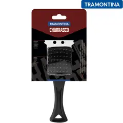TRAMONTINA - Cepillo Para limpiar Parrilla Tramontina Cerdas Acero Inoxidable 21.6 cm