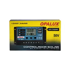OPALUX - CONTROLADOR DE CARGA SOLAR OPALUX 20A 12-24V