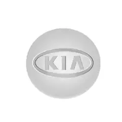 GENERICO - Tapa Central compatible con Aro Kia 58mm (X 1 Unidad)