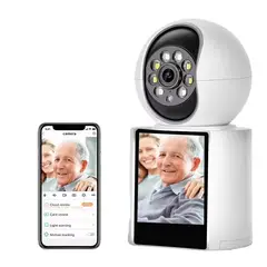 OEM - Cámara De Seguridad Wifi Con Pantalla HD 2.8 Y Videollamada Un Toque