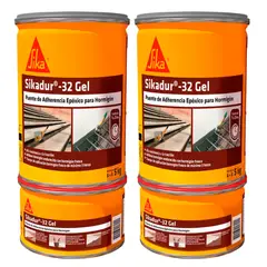 SIKA - Pack de 2 unidades Sikadur 32 Gel, Gris 5kg