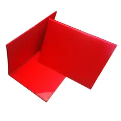 GENERICO - PORTADIPLOMA  ROJO DE CUERO PU