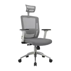 OFIDEAS - Silla Ergonómica Delphi II Presidente Gris Aluminio Ofideas