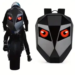 GENERICO - MOCHILA LED INTELIGENTE CASCO MOTO + Power Bank 20,000mAh