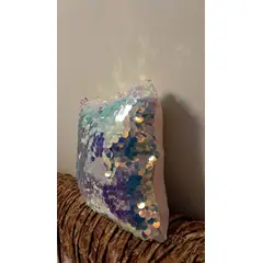 GENERICO - COJIN CON LENTEJUELAS DECORATIVO