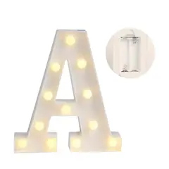 GENERICO - Letra decorativa “A” con luces