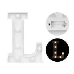 GENERICO - Letra decorativa “L” con luces