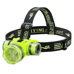 CAFINI - Linterna De Cabeza Para Buceo Recargable Waterproof IPX8 Alta Potencia Linterna Buceo Sumergible