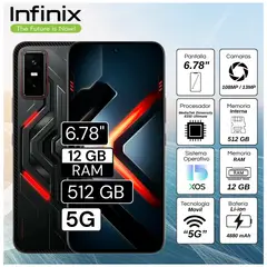 INFINIX - Celular Infinix G30 Pro 5G 6.78"  Pulg. 12GB RAM 512GB XOS 15 - Negro