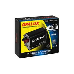 OPALUX - INVERSOR SOLAR ONDA MODIFICADA OPALUX 300W 12V