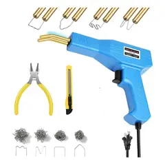 OEM - Pistola Soldadora de Plástico 50W - Kit Reparador de Parachoques con 200 Grapas