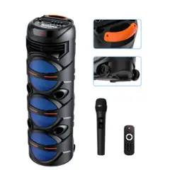 GENERICO - Bocina Karaoke Sing-e Portátil Bluetooth de 60W Con control y 1 Micrófono 8"