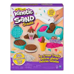 KINETIC SAND - Kinetic Sand Estación De Helados Arena Mágica Con Aroma y Accesorios