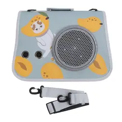 GENERICO - Bolso Transportador Plegable para Gatos  Cómodo, Ventilado y Seguro