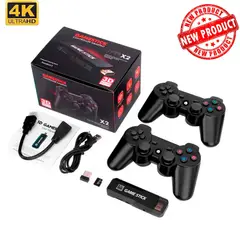 IMPORTADO MC - Consola de videojuegos X2 mando inalámbrico recargable 64G 37000 juegos