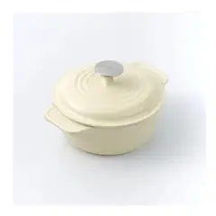 VICTORIA - OLLA VICTORIA DE HIERRO FUNDIDO 2QT HORNO HOLANDES CON TAPA 1.9 LT SABLE