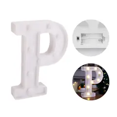 GENERICO - Letra decorativa “P” con luces