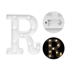 GENERICO - Letra decorativa “R” con luces