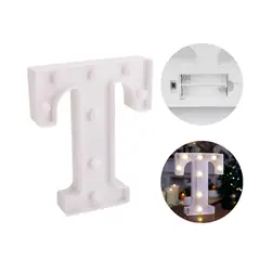 GENERICO - Letra decorativa “T” con luces