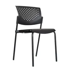 OFIDEAS - Silla Fija De Visita Butterfly Azul Estructura Negro Ofideas