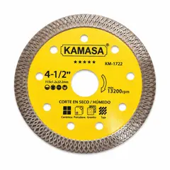 KAMASA - Disco DiamantadoTrenzado Kamasa 115mm 4-12