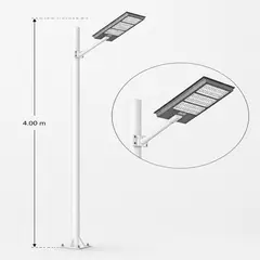 GENERICO - Reflector Solar LED 300W Exterior  Luminaria Tipo Farola Alumbrado Público con Control Remoto