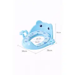 GENERICO - ADAPTADOR PARA INODORO PARA NIÑOS COLOR CELESTE