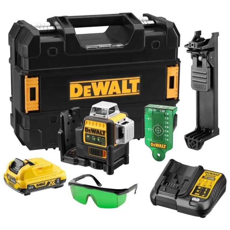 Nivel Láser Verde 3 Líneas 360° 12V XR Dewalt DCE089D1G-QW