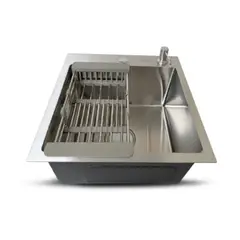 FRATELLI - LAVADERO DE COCINA ACERO INOXIDABLE SATINADO 45 X 45 CM  PRM-4545S