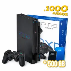 SONY - Consola PlayStation 2 / Ps2 Fat Original + Disco duro 500 GB Reacondicionado