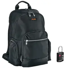 TRUPER - Kit Mochila porta laptop Candado combinación Hermex