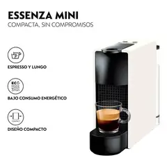 NESPRESSO - Máquina de café Essenza Mini Original Nespresso blanco
