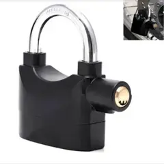 GENERICO - CANDADO SEGURIDAD CON ALARMA MOTO BICICLETAS SCOOTER PUERTAS