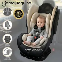 BABY - Silla de Auto para bebés «BENSON» Extra Acolchado Beige