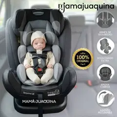 BABY - Silla de Auto para bebés «BERNY» Giratoria 360° Light Gray