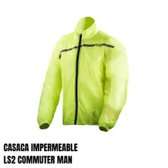 LS2 - CASACA IMPERMEABLE LS2 COMMUTER MAN FLUOR
