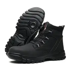 DANWEILE - Botas de Seguridad Unisex Negro