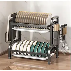 GENERICO - Escurridor de Platos de 2 Niveles Portaplatos