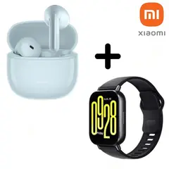 XIAOMI - Audifono Redmi Buds 8 Active Azul + Xiaomi Redmi Watch 5 Active Negro