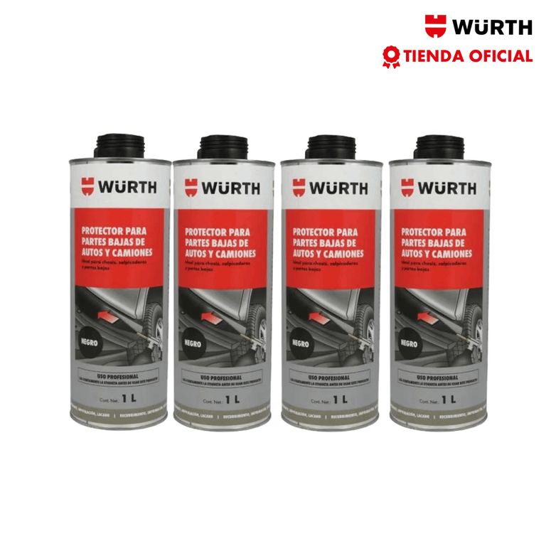 Protector de Bajos Negro 1 Lt x 4 unidades
