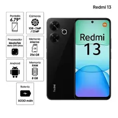 XIAOMI - Celular Xiaomi Redmi 13 8GB RAM + 256GB