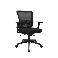 BONNO - Silla de Oficina Giratoria Miles Negro Bonno