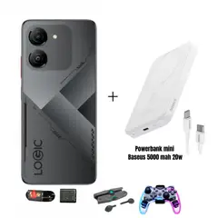 LOGIC - Kit Gamer Celular Logic G1L 14GB RAM 128GB + PowerBank Baseus 5000mAh