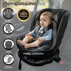 BABY - Silla de Auto para bebés «GASTÓM» Giratoria 360° Black