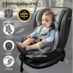 BABY - Silla de Auto para bebés «GASTÓM» Giratoria 360° Light Gray