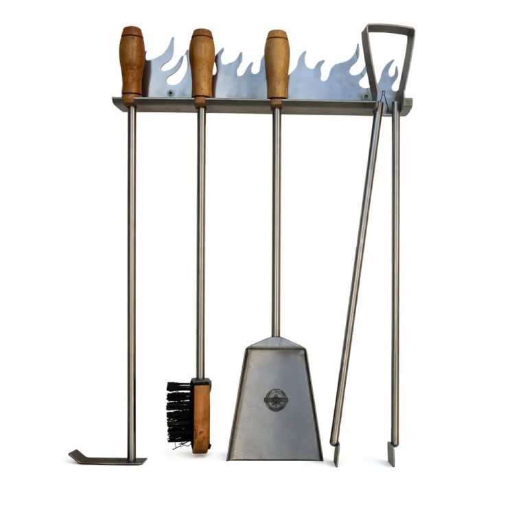 Kit Brasero Parrilla Acero Inoxidable 5 Piezas La Carbonera Grill Profesional