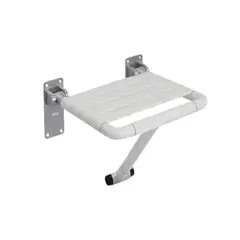 XM - ASIENTO PLEGABLE PARA BAÑO BLANCO