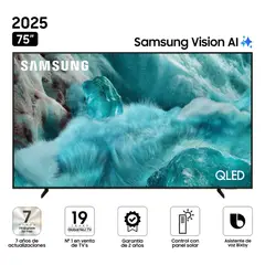 SAMSUNG - Televisor 75" Pulg. QLED QN75Q7FAAG Vision Ai Smart Tv Modelo 2025